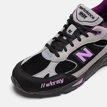 Stray Rats New Balance 991 Black Purple