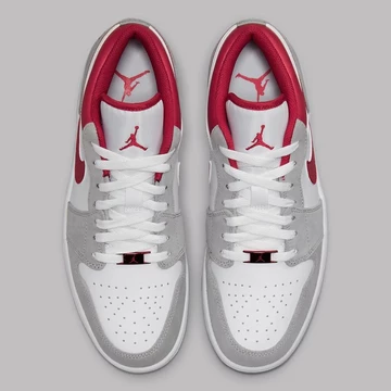 Jordan 1 Low Smoke Grey Gym Red