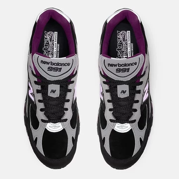 Stray Rats New Balance 991 Black Purple