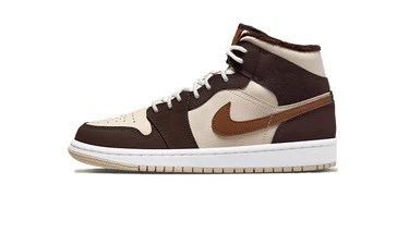 Jordan 1 Mid Brown Fleece