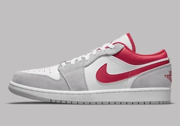Jordan 1 Low Smoke Grey Gym Red
