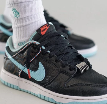 Nike Dunk Low Barbershop Black