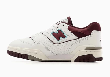 New Balance 550 Burgundy Cyan