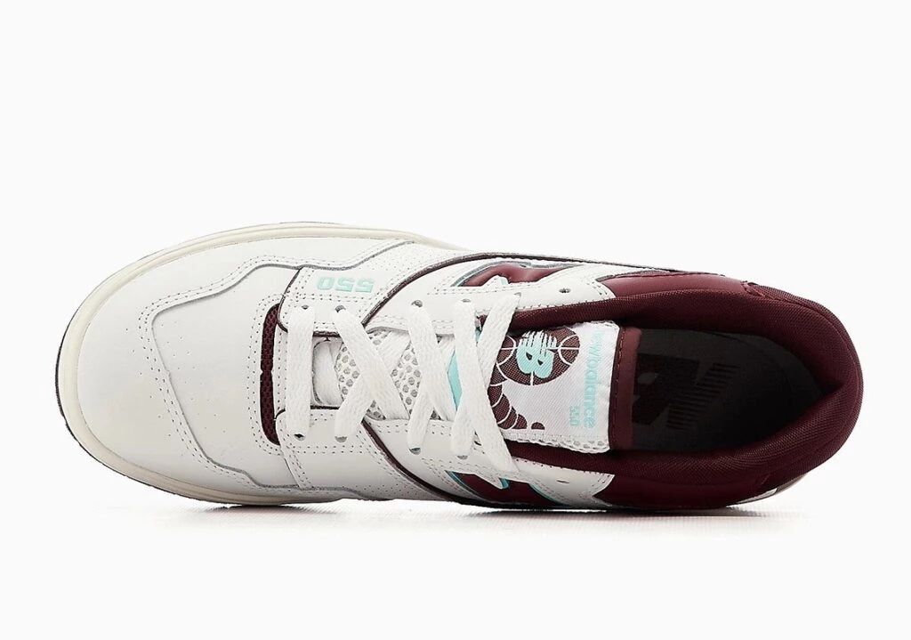 New Balance 550 Burgundy Cyan BB550WBG | Dead Stock display picture 1