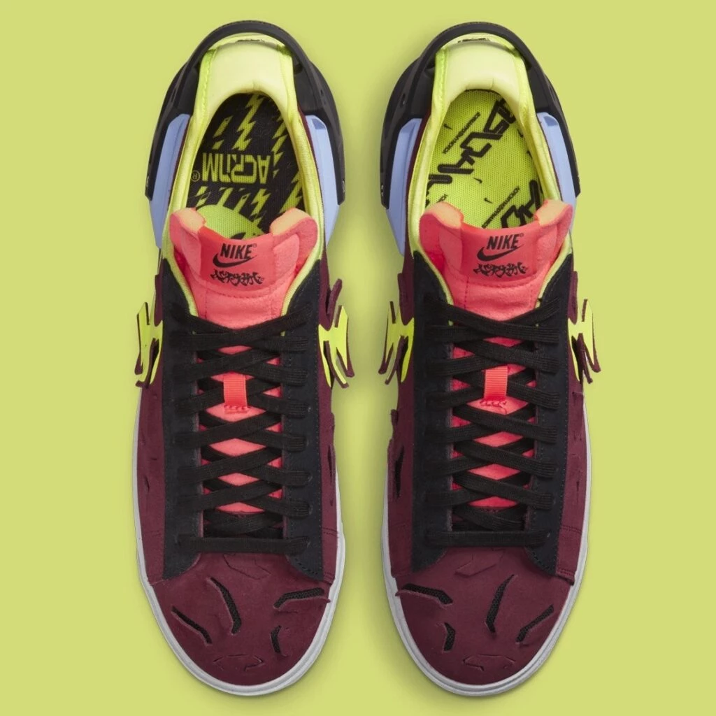 Acronym Nike Blazer Low Night Maroon DN2067-600 | Dead Stock