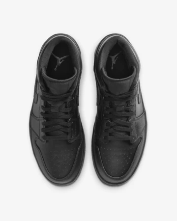 Jordan 1 Mid Triple Black