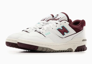 New Balance 550 Burgundy Cyan
