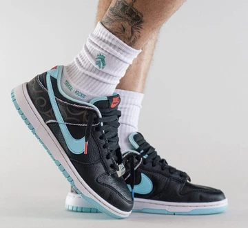 Nike Dunk Low Barbershop Black