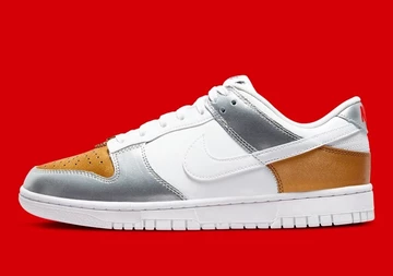 Dunk Low Gold Silver Metallic
