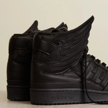 Jeremy Scott adidas Forum Hi Wings Black