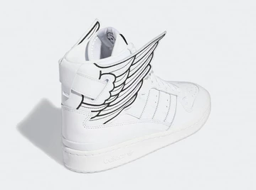 Jeremy Scott adidas Forum Hi Wings White