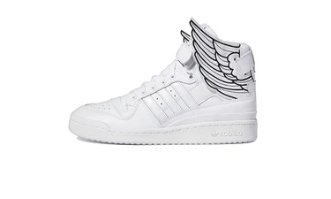 Jeremy Scott adidas Forum Hi Wings White