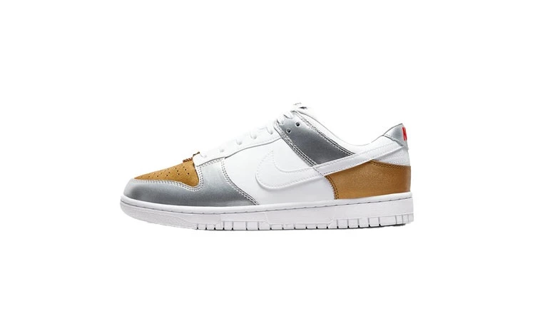 Dunk Low Gold Silver Metallic