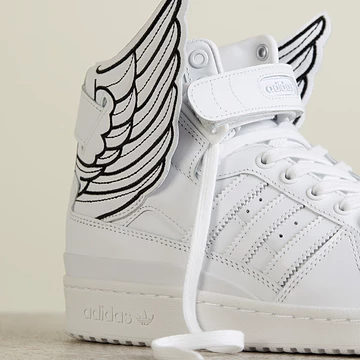 Jeremy Scott adidas Forum Hi Wings White