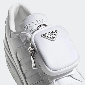 Prada x adidas Forum White