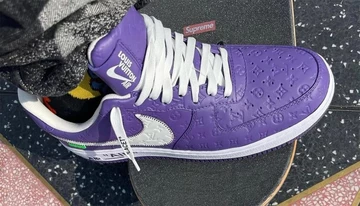 Louis Vuitton Air Force 1 purple