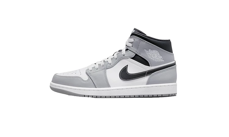 Jordan 1 Mid Smoke Grey Light Dead Stock