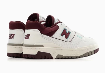 New Balance 550 Burgundy Cyan