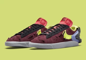 Acronym Nike Blazer Low Night Maroon