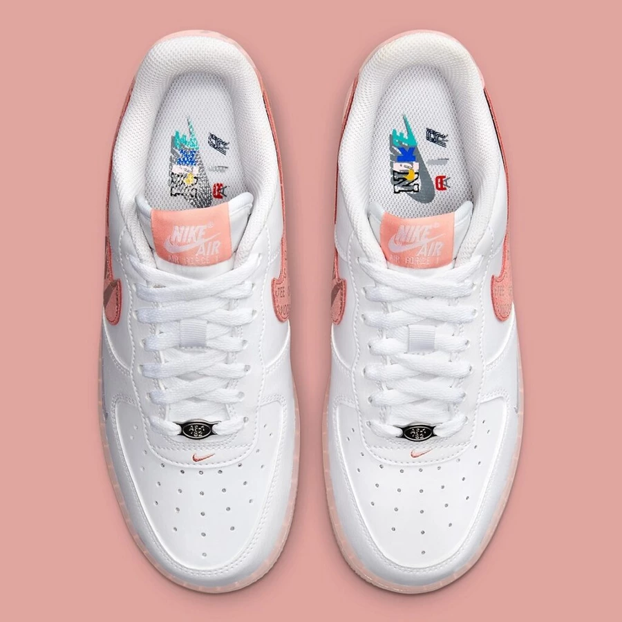 Air Force Low White Pink DQ5019-100 Dead Stock