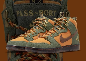 Passport Nike SB Dunk High Workboots