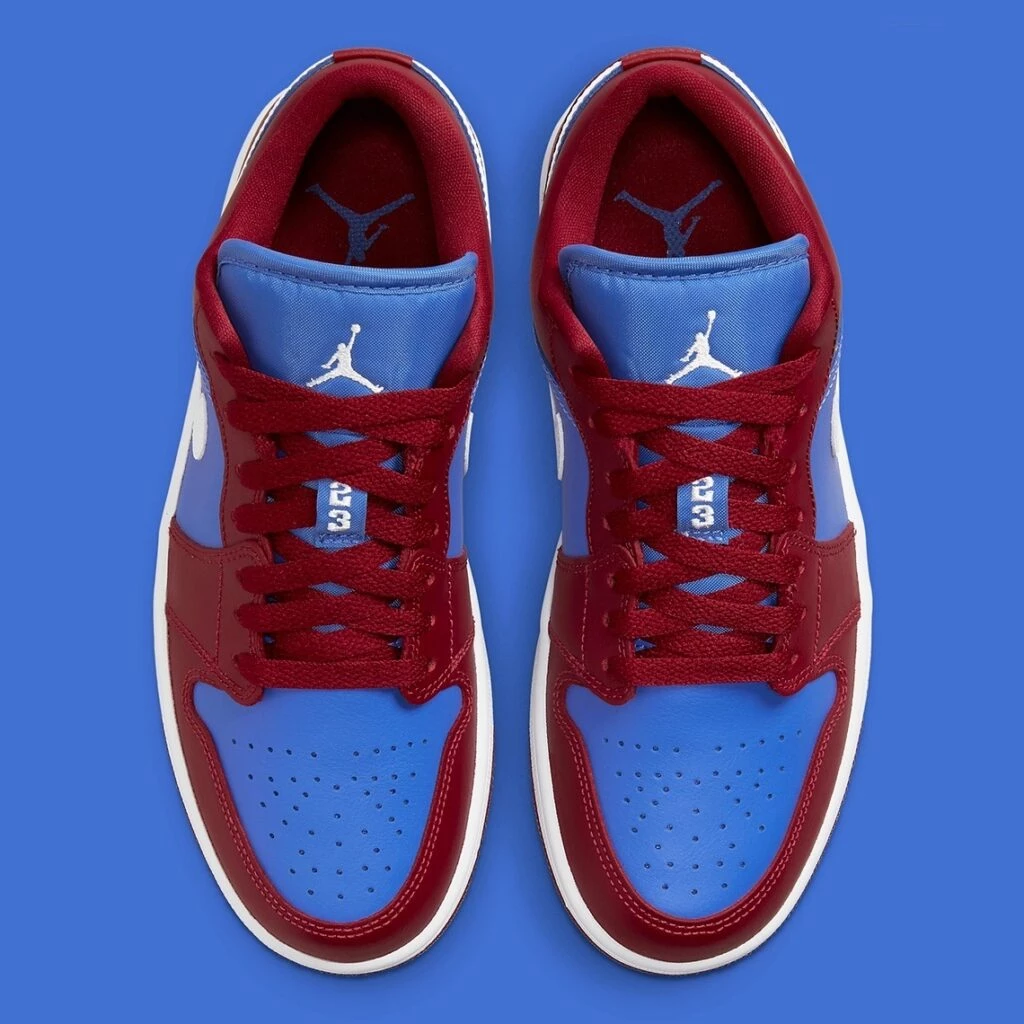 Jordan 1 Low Pomegranate Blue DC0774-604 | Dead Stock display picture 2
