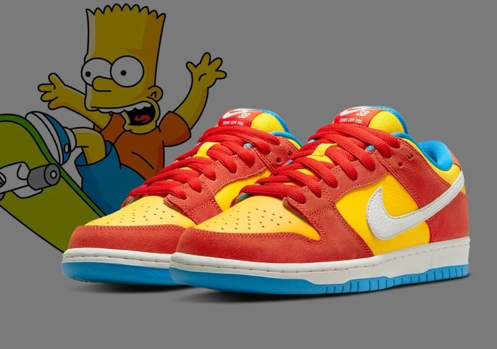 Nike SB Dunk Low Bart Simpson BQ6817 602 Dead Stock