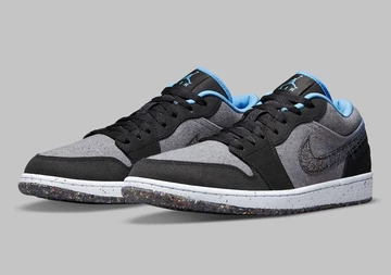 Jordan 1 Low Crater Grey University Blue