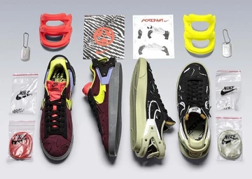 acronym nike blazer low night maroon DN2067-600 black DO9373-001 dead stock