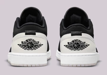 Jordan 1 Low Black White Diamond