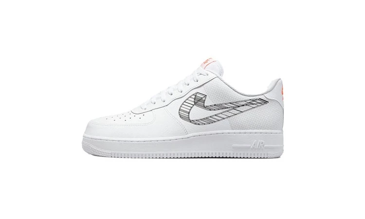 Air Force 1 Low 3D Swoosh DR0149 100 Dead Stock