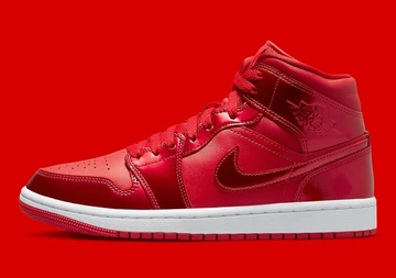 Jordan 1 Mid Pomegranate Red