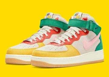 Air Force 1 Mid Bleached Coral