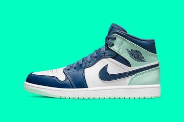 Air Jordan 1 Mid Blue Tint - first look