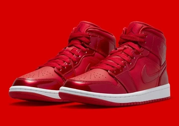 Jordan 1 Mid Pomegranate Red