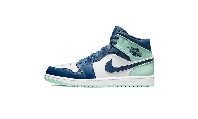 Jordan 1 Mid Blue Mint Dead Stock