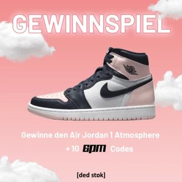 Air Jordan 1 Atmosphere & 6PM Codes - Raffle