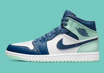 Jordan 1 Mid Blue Mint