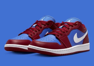 Jordan 1 Low Pomegranate Blue
