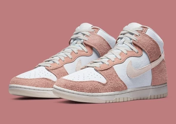 Nike Dunk High Fossil Rose