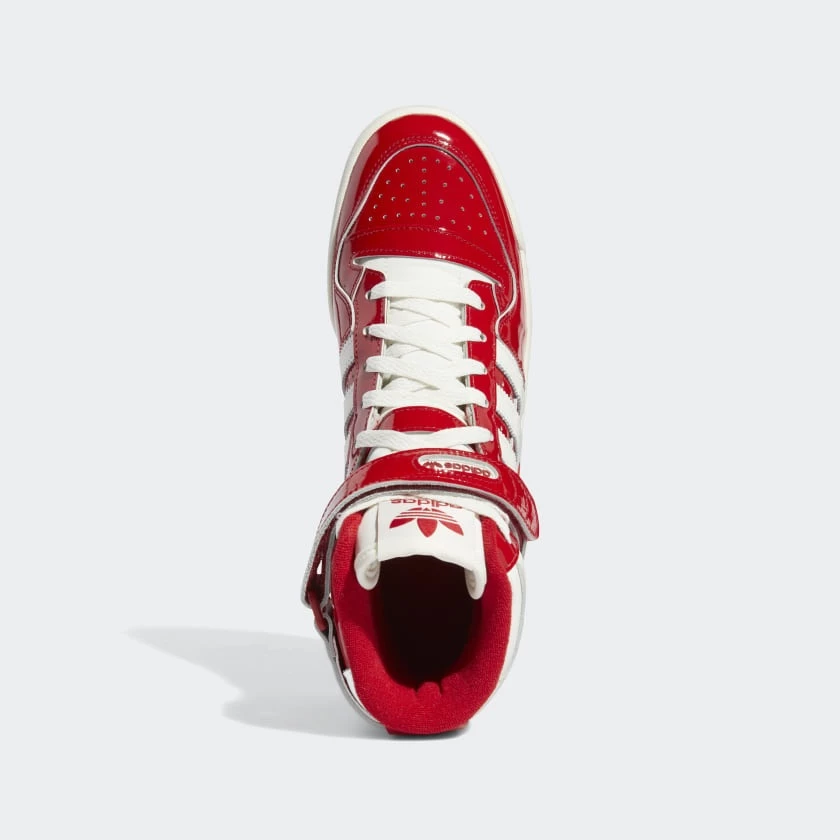 adidas Forum 84 High Patent Red White Dead Stock