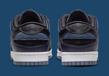 Nike Dunk Low Scrap Navy Black
