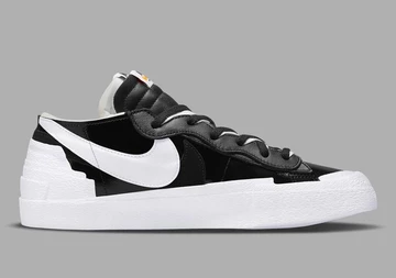 Sacai Nike Blazer Low Black Patent