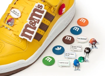 M&Ms adidas Forum Low Yellow