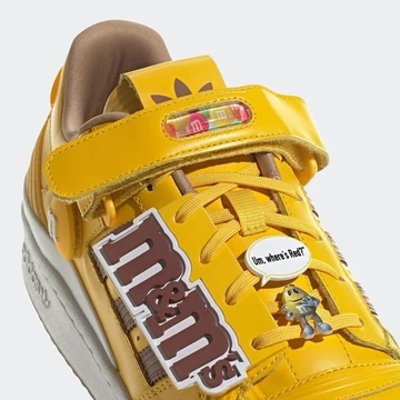 M&Ms adidas Forum Low Yellow