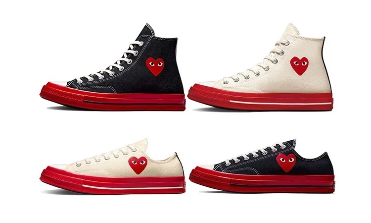 Comme des Garçons PLAY Converse Chuck 70 Red