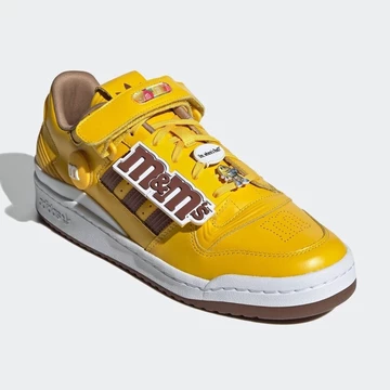 M&Ms adidas Forum Low Yellow