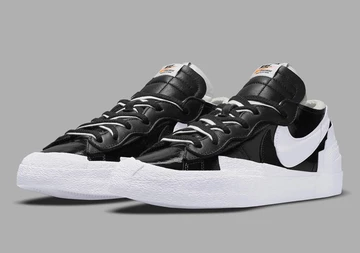 Sacai Nike Blazer Low Black Patent