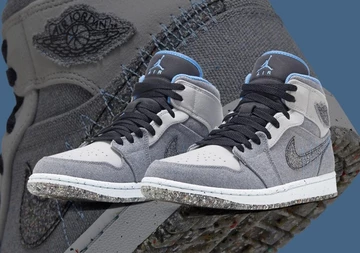 Nike Air Jordan 1 Mid Crater University Blue
