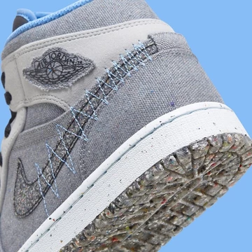 Nike Air Jordan 1 Mid Crater University Blue